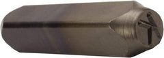 C.H. Hanson - 5/8" Character Size, K Character, Heavy Duty Individual Steel Stamp - USA Tool & Supply