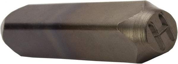 C.H. Hanson - 5/32" Character Size, H Character, Heavy Duty Individual Steel Stamp - USA Tool & Supply