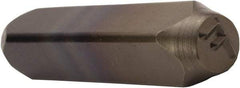 C.H. Hanson - 5/8" Character Size, F Character, Heavy Duty Individual Steel Stamp - USA Tool & Supply