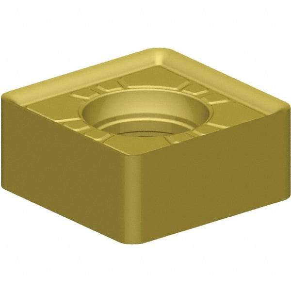 Kennametal - SNPJ31252 GD Grade KCPK30 Carbide Milling Insert - TiN/TiCN/Al2O3 Finish, 0.157" Thick, 10mm Inscribed Circle, 1/32" Corner Radius - USA Tool & Supply