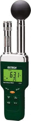 Extech - Thermometer/Hygrometers & Barometers Type: Heat Stress WBGT Meter Minimum Relative Humidity (%): 1 - USA Tool & Supply