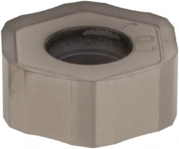 Kennametal - HNGJ43 LDJ Grade KC410M Carbide Milling Insert - TiB2 Finish, 0.1764" Thick, 12mm Inscribed Circle, 1mm Corner Radius - USA Tool & Supply