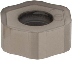 Kennametal - HNGJ43 LDJ Grade KC410M Carbide Milling Insert - TiB2 Finish, 0.1764" Thick, 12mm Inscribed Circle, 1mm Corner Radius - USA Tool & Supply