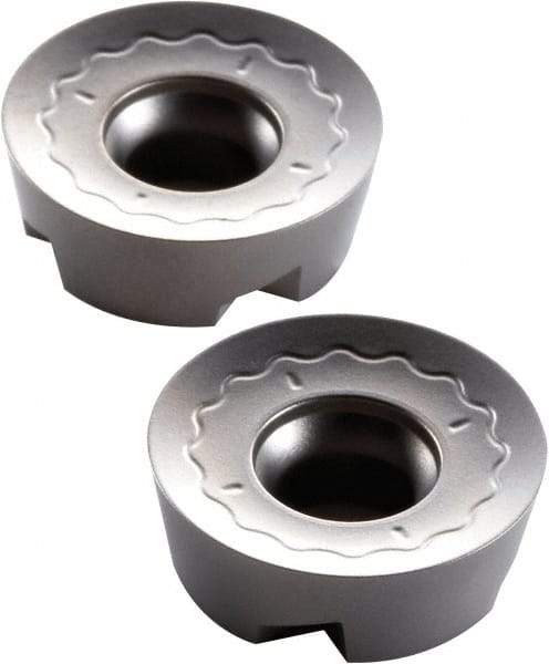 OSG - RPHW10T3M0 Grade XC1015 Carbide Milling Insert - TiCN/Al2O3 Finish, 3.97mm Thick, 10mm Inscribed Circle - USA Tool & Supply