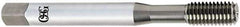 OSG - M6x1.00 Metric Coarse D7 Thread Limit Modified Bottoming Thread Forming Tap - Cobalt, TiCN Finish, 2-1/2" OAL, 1" Thread Length, Right Hand Thread, Series 14101 - Exact Industrial Supply