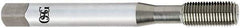 OSG - 7/16-14 UNC H5 Thread Limit Modified Bottoming Thread Forming Tap - Cobalt, TiCN Finish, 3-5/32" OAL, 1-7/16" Thread Length, Right Hand Thread, Series 14001 - USA Tool & Supply