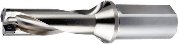 OSG - 17.5mm Diam, Indexable Insert Drill - 2 Inserts, 25mm Shank Diam, Straight Shank - USA Tool & Supply