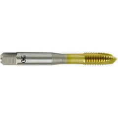 OSG - 1/2-20 UNF 3 Flute TiN Finish Vanadium High Speed Steel Spiral Point Tap - USA Tool & Supply