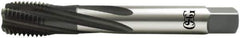 OSG - M16x2.00 Metric Coarse 4 Flute Modified Bottoming Spiral Flute Tap - Vanadium High Speed Steel, Oxide Finish, Right Hand Flute, Right Hand Thread, D17, Series 13126 - USA Tool & Supply