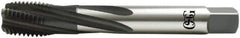 OSG - 1-1/4 - 8 UN 5 Flute 2B Modified Bottoming Spiral Flute Tap - Vanadium High Speed Steel, Oxide Finish, 180mm OAL, Right Hand Flute, Right Hand Thread, Series 13024 - USA Tool & Supply