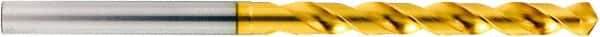 OSG - 2.28mm 130° Vanadium High Speed Steel Jobber Drill - TiAlN Finish, Right Hand Cut, Spiral Flute, Straight Shank, 59mm OAL, Standard Point - USA Tool & Supply
