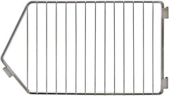 Quantum Storage - 12" Wide, Open Shelving Accessory/Component - Chrome, Chrome Finish, 20" Long, Use with 12" High Modular Stacking Baskets - USA Tool & Supply