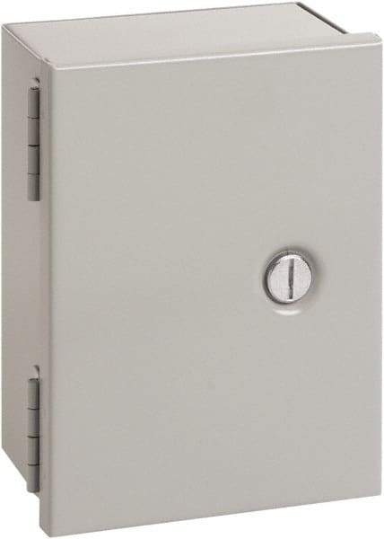 nVent Hoffman - Steel Junction Box Enclosure Hinge Flat Cover - NEMA 1, 12" Wide x 12" High x 4" Deep - USA Tool & Supply