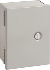 nVent Hoffman - Steel Junction Box Enclosure Hinge Flat Cover - NEMA 1, 12" Wide x 14" High x 6" Deep - USA Tool & Supply