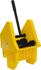 PRO-SOURCE - 32 Qt Plastic Wringer - 11-1/2" Long x 17" High x 12-1/2" Wide, Yellow, Steel Handle - USA Tool & Supply