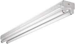 Cooper Lighting - 4 Lamp, 32 Watt, Fluorescent Strip Light - Suspended, 120/277 Volt, 96" Long x 4-1/4" Wide x 3-5/8" High - USA Tool & Supply