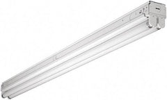 Cooper Lighting - 1 Lamp, 40 Watt, Fluorescent Strip Light - Suspended, 120/277 Volt, 48" Long x 2-3/4" Wide x 3-5/16" High - USA Tool & Supply