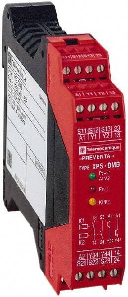 Square D - 24 VAC/VDC, Standard Electromechanical & Solid State Screw General Purpose Relay - 6 Amp at 24 VAC/VDC, 2NO/2SS - USA Tool & Supply