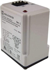 Square D - 8 Pin, 999 hr Delay, Multiple Range DPDT Time Delay Relay - 10 Contact Amp, 24 VAC/VDC - USA Tool & Supply