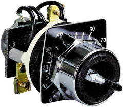 Square D - 10,000 Ohm, 30mm, 600 Volt Potentiometer - 2 Watts, Nonilluminated - USA Tool & Supply