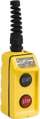 Schneider Electric - 2 Operator, Pushbutton Pendant Control Station - Start-Stop (Legend), Momentary Switch, NO/NC Contact, NEMA 4 - USA Tool & Supply