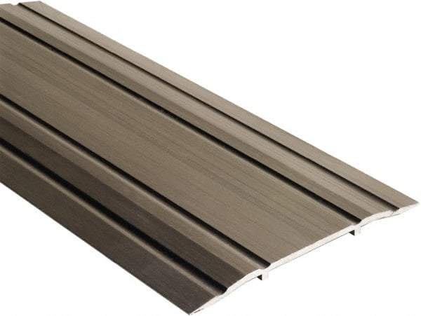 National Guard Products - 48" Long x 5" Wide x 1/4" High, Saddle Threshold - Aluminum Finish - USA Tool & Supply