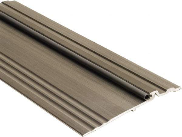 National Guard Products - 72" Long x 5" Wide x 1/2" High, Panic Threshold - Aluminum Finish - USA Tool & Supply