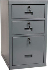 Value Collection - 3 Drawer, Cabinet - 15-3/4" Wide x 27" High x 19.685" Long - USA Tool & Supply