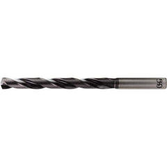 OSG - 15mm 140° Spiral Flute Solid Carbide Taper Length Drill Bit - USA Tool & Supply