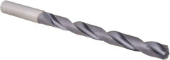 OSG - 7/16" 140° Spiral Flute Solid Carbide Taper Length Drill Bit - USA Tool & Supply