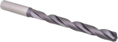 OSG - 13/32", 140° Point, Spiral Flute, Solid Carbide Taper Length Drill Bit - WD1 Finish, 106mm Flute Length, 155mm OAL, Series HP258 - USA Tool & Supply