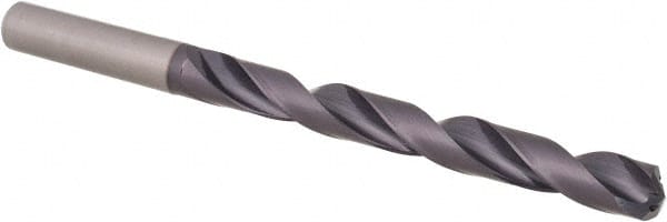 OSG - 10mm 140° Spiral Flute Solid Carbide Taper Length Drill Bit - USA Tool & Supply
