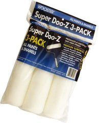 Wooster Brush - 3/8" Nap, 9" Wide Paint Roller - Medium Texture, Woven - USA Tool & Supply