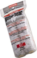 Wooster Brush - 3/8" Nap, 4-1/2" Wide Paint Mini Roller Covers - Medium-Rough Texture, Fabric - USA Tool & Supply