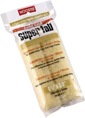 Wooster Brush - 3/8" Nap, 6-1/2" Wide Paint Mini Roller Covers - Medium Texture, Synthetic Knit - USA Tool & Supply