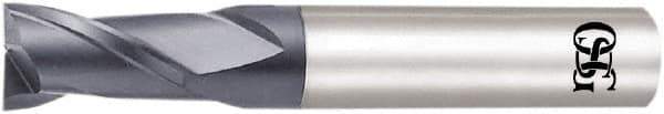 OSG - 5.8mm, 8.7mm LOC, 6mm Shank Diam, 50mm OAL, 2 Flute, Solid Carbide Square End Mill - Single End, WXL Finish, Spiral Flute, 30° Helix, Centercutting, Right Hand Cut, Right Hand Flute, Series 3720 - USA Tool & Supply