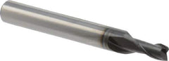 OSG - 4.2mm, 6.3mm LOC, 6mm Shank Diam, 50mm OAL, 2 Flute, Solid Carbide Square End Mill - Single End, WXL Finish, Spiral Flute, 30° Helix, Centercutting, Right Hand Cut, Right Hand Flute, Series 3720 - USA Tool & Supply