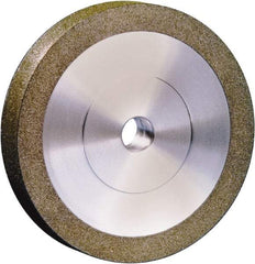 Strauss - 6" Diam x 1" Hole x 1" Thick, 80 Grit Surface Grinding Wheel - Diamond, Coarse Grade, Electoplated Bond - USA Tool & Supply