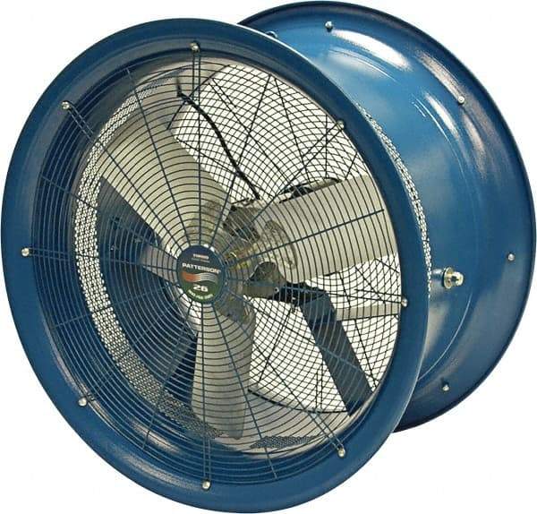 Patterson Fan - 26" Blade, 1 hp, 7,650 CFM, Industrial Circulation Fan - Suspension, 208-230/460 Volts, 1 Speed - USA Tool & Supply