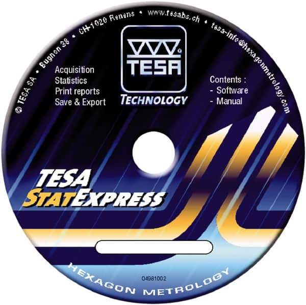 TESA Brown & Sharpe - Quality Assurance SPC Software - Compatible with Windows, For Use with Twin-Cal Calipers - USA Tool & Supply
