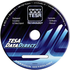 TESA Brown & Sharpe - Data Collection/Reporting SPC Software - Compatible with Windows, For Use with Twin-Cal Calipers - USA Tool & Supply