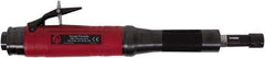 Chicago Pneumatic - 1/4" Collet, Straight Handle, Air Extended Length Die Grinder - 12,000 RPM, Rear Exhaust, 33.9 CFM, 1.2 hp, 90 psi, 9.5mm Inlet - USA Tool & Supply