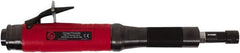 Chicago Pneumatic - 1/4" Collet, Straight Handle, Air Extended Length Die Grinder - 28,000 RPM, Rear Exhaust, 31.8 CFM, 0.8 hp, 90 psi, 9.5mm Inlet - USA Tool & Supply