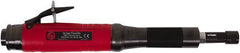 Chicago Pneumatic - 1/4" Collet, Straight Handle, Air Extended Length Die Grinder - 24,000 RPM, Rear Exhaust, 31.8 CFM, 0.8 hp, 90 psi, 9.5mm Inlet - USA Tool & Supply