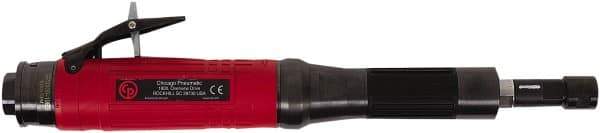 Chicago Pneumatic - 1/4" Collet, Straight Handle, Air Extended Length Die Grinder - 19,000 RPM, Rear Exhaust, 31.8 CFM, 0.8 hp, 90 psi, 9.5mm Inlet - USA Tool & Supply