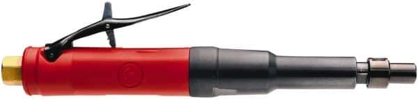 Chicago Pneumatic - 1/4" Collet, Straight Handle, Air Angle Die Grinder - 40,000 RPM, Rear Exhaust, 21.2 CFM, 0.5 hp, 90 psi, 6.35mm Inlet - USA Tool & Supply