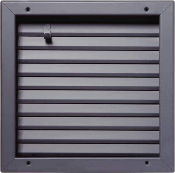 National Guard Products - 13" Wide x 13" High, Solid Steel Fire Rated Louver - 12" Opening Width, 12" Opening Height - USA Tool & Supply