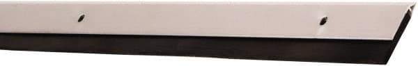 National Guard Products - 0.15" Back Strip Brush Width, Aluminum Door Bottom Sweep - Neoprene, 2" OAL, Anodized Alum Coated - USA Tool & Supply
