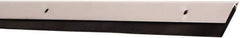 National Guard Products - 0.15" Back Strip Brush Width, Aluminum Door Bottom Sweep - Neoprene, 2" OAL, Anodized Alum Coated - USA Tool & Supply