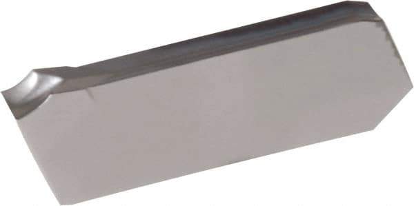 Iscar - GIM2.2 J IC354 Grade, 0.0866" Cutting Width, Carbide Cutoff Insert - 8° Left Hand Lead Angle, 0.0067" Cnr Rad, TiN/TiCN Coated, Single End - USA Tool & Supply